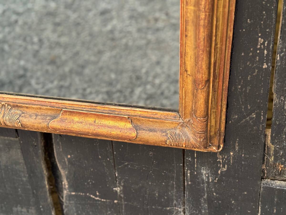 Venetian mirror in carved and gilded wood, circa 1880