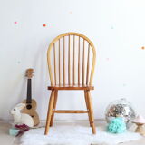 Windsor 60s cobble chair in solid wood