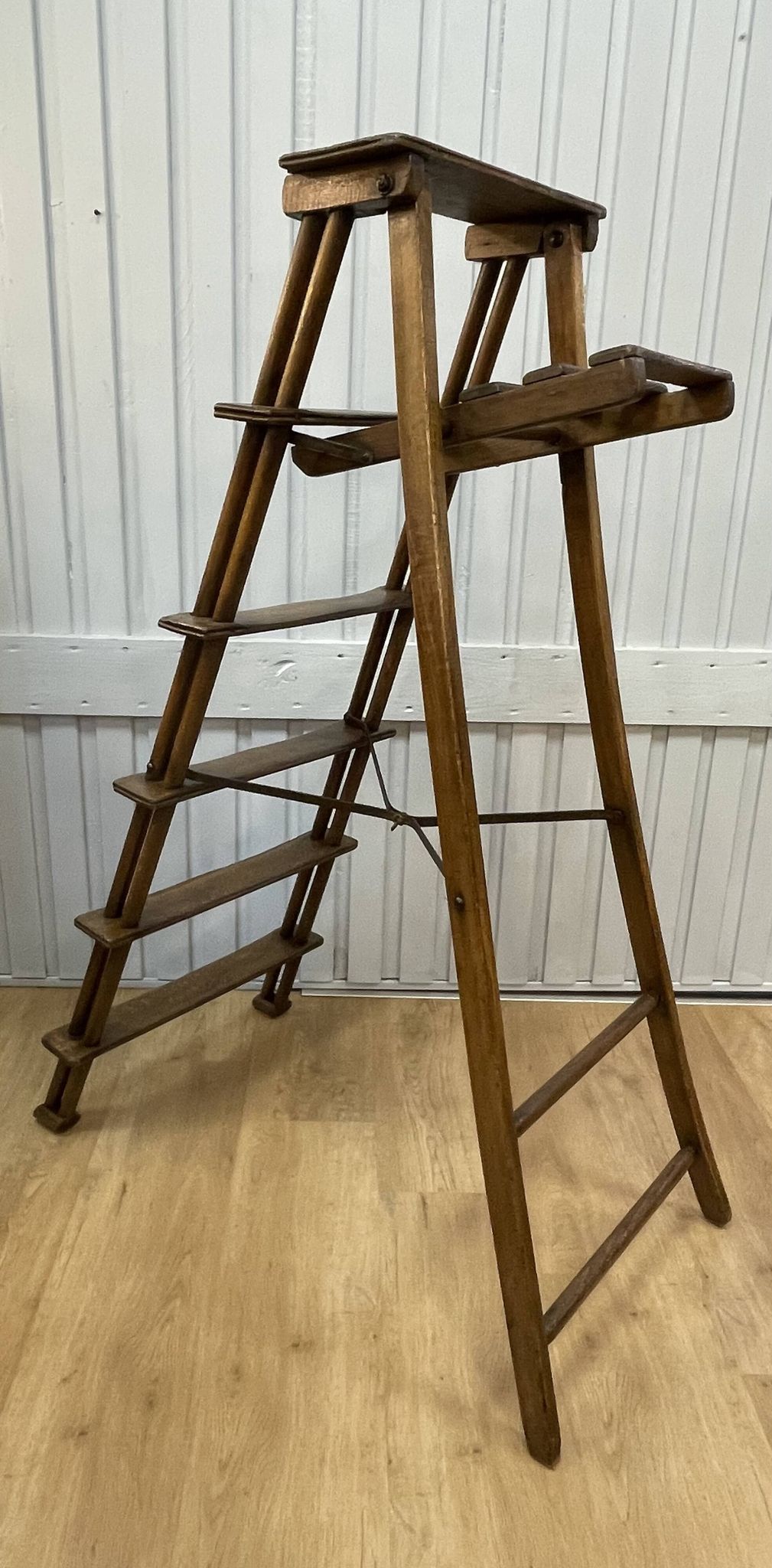 19th century library stepladder