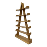 Vintage pyramid cabinet bookcase solid wood design