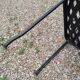 Beau banc de jardin en fer ancien