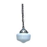 CHANDELIER 1920 OPALINE 14 CM DIAMETER