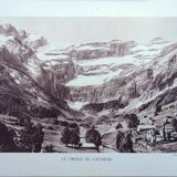 The circus of Gavarnie, Hautes-Pyrénées, photo print from 1937.