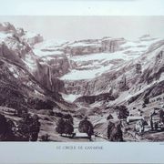 The Gavarnie Circus, Hautes-Pyrénées, photo print from 1937.