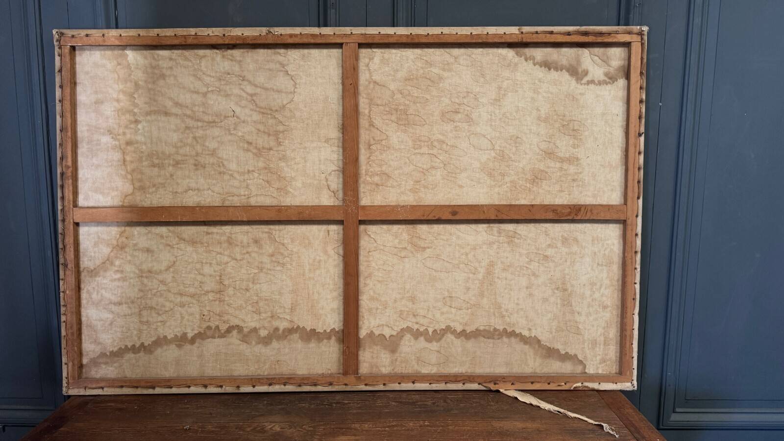 Tapestry panel on cotton by Lurçat, 1960, aquarium decoration