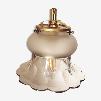 Suspension lampe baladeuse globe vintage