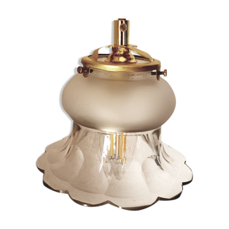 Suspension lampe baladeuse globe vintage