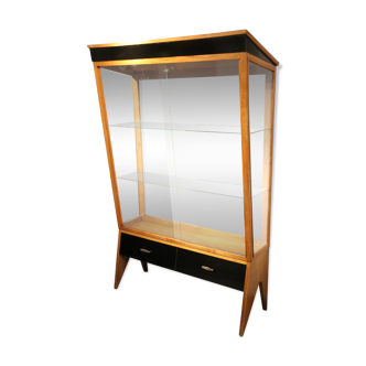 Diamond shaped display cabinet, Belgium 1950