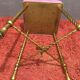 Golden Brass Style Rope Stool
