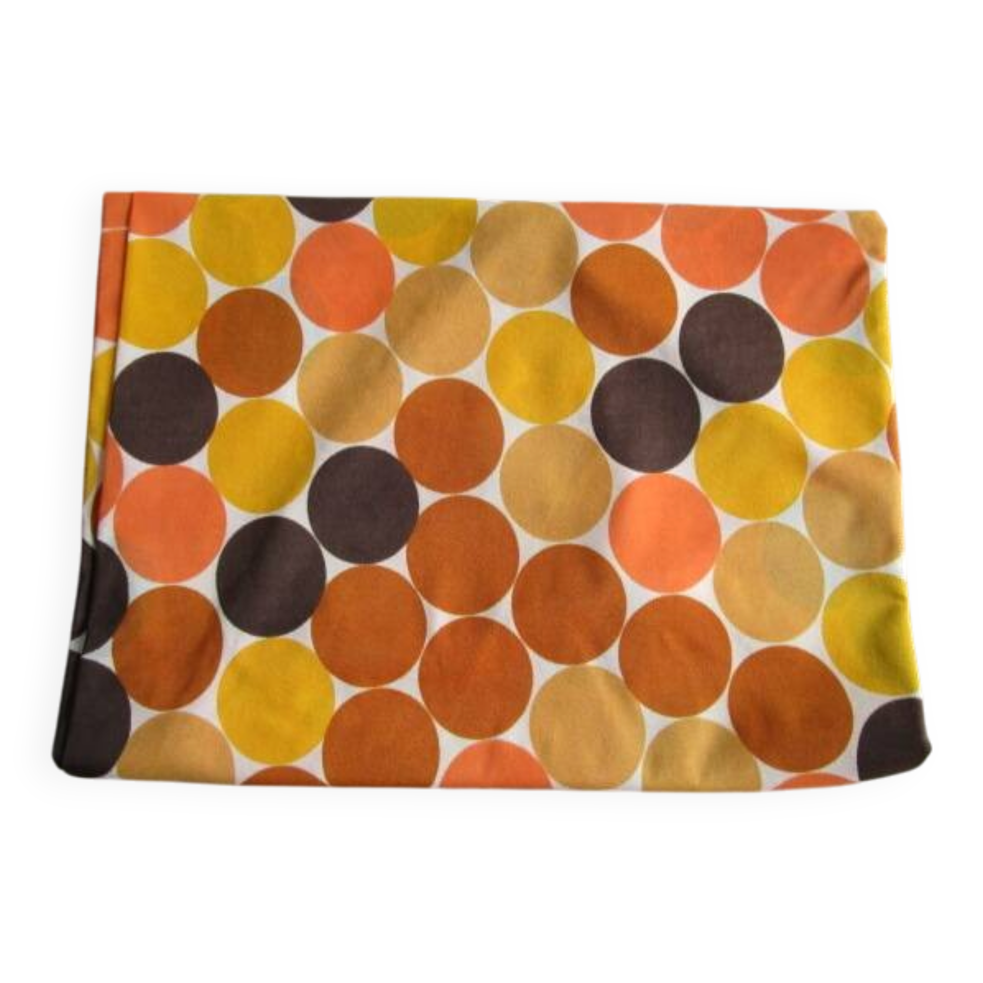 Vintage round tablecloth - 1970s - 140cm