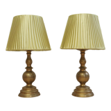 Deux lampes de chevet, design danois, années 1970, fabriqué au danemark