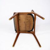 A set of four dining room chairs of teak of danish design, 1960s