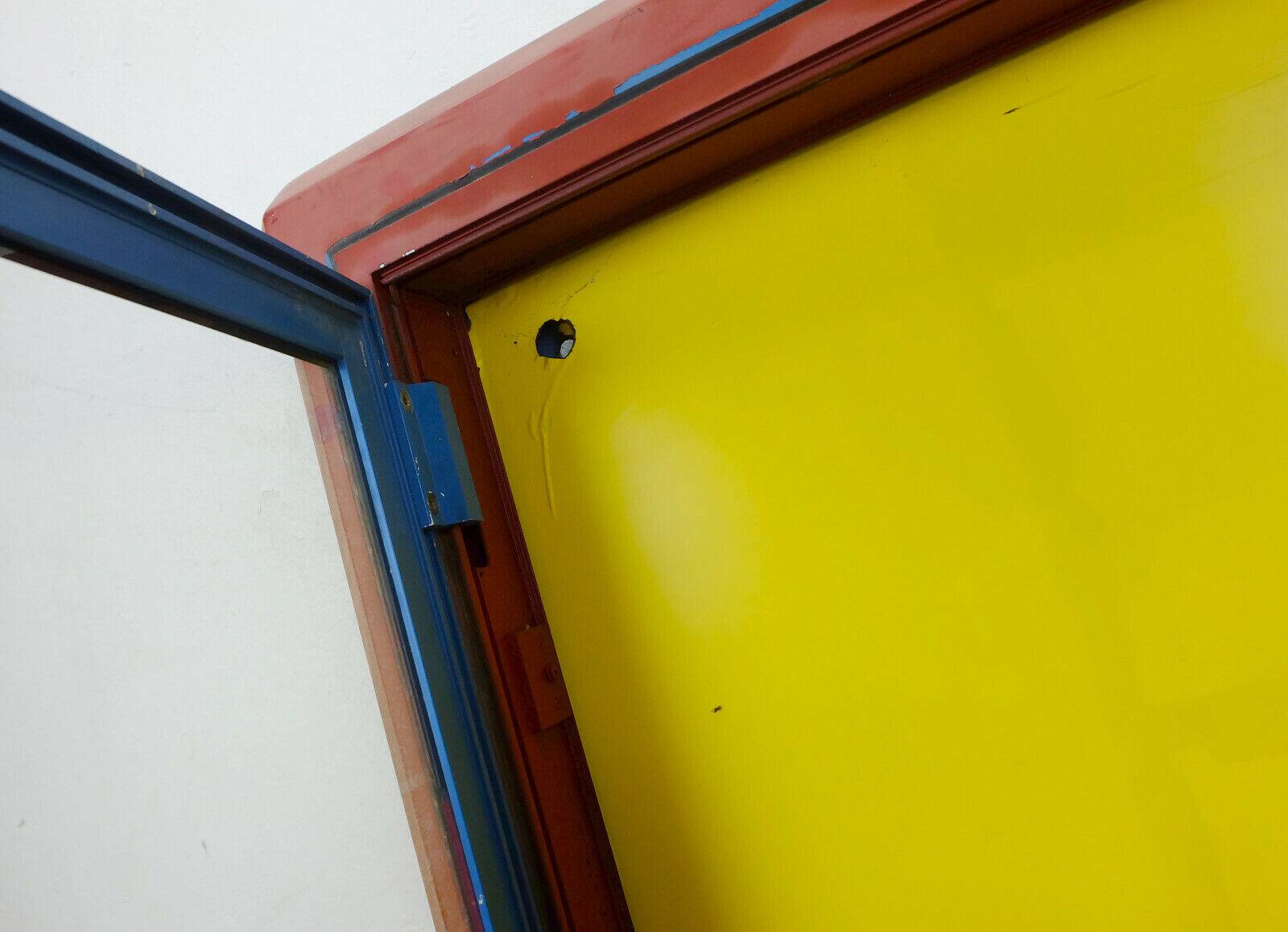 Large old showcase metal 60s 70s loft shabby gastro decoration multifunctional 2 available