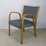 Bridge Bow Wood armchair for Steiner, 1950