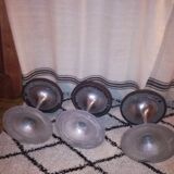 3 design stools with tulip sats