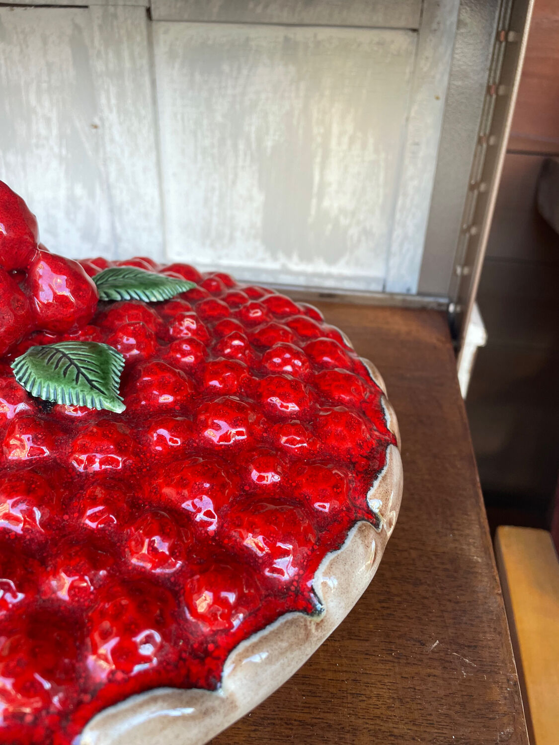 Strawberry tart dish