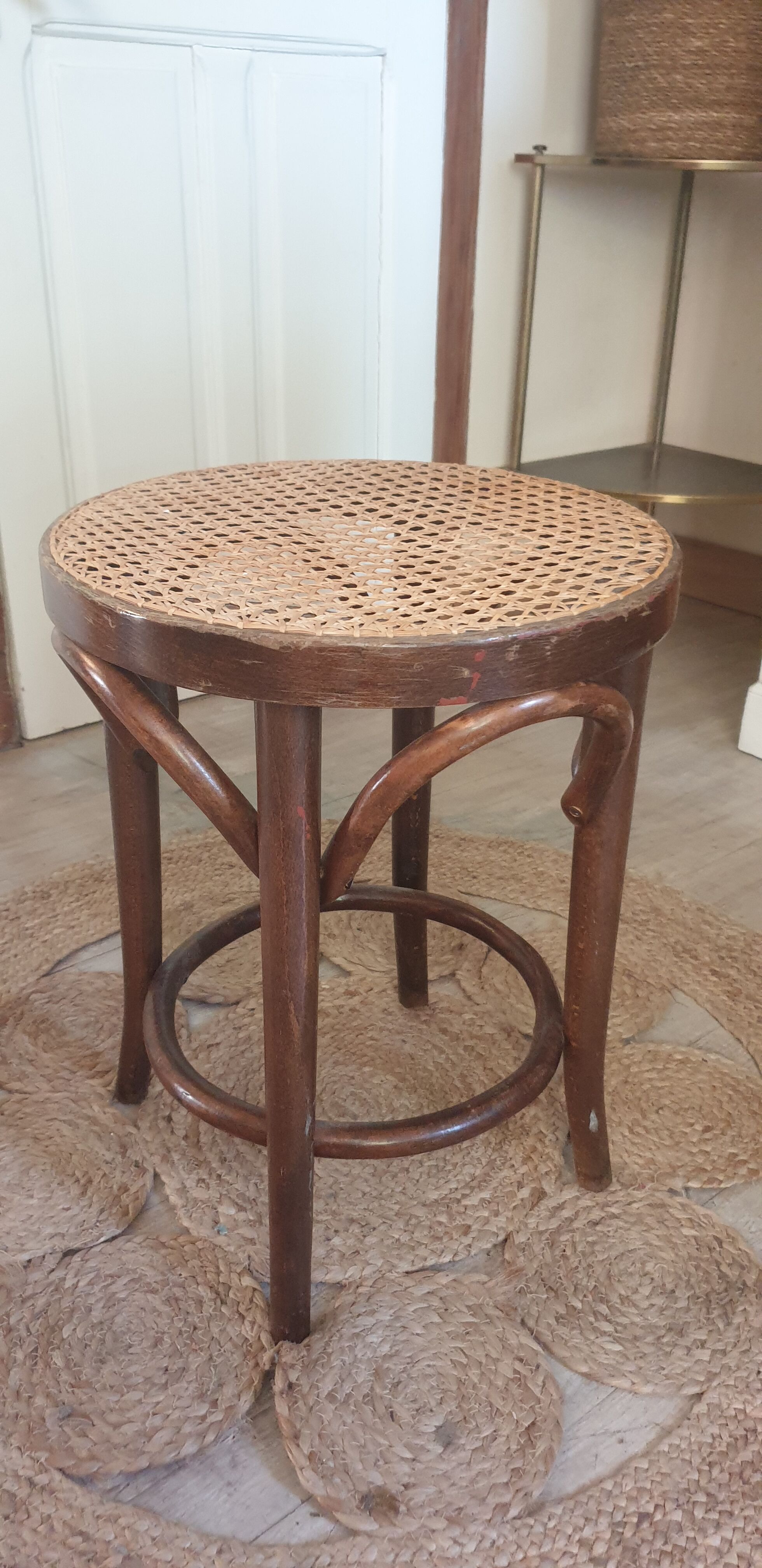 Wooden stool and canning