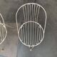 Set of 2 mid-century German metal garden chairs by Mauser Werke Waldeck