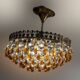 Vintage Murano crystal technology lamp, years 50