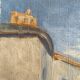 French vintage oil painting, signed Hollan, 1964