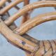 Rattan shell armchair