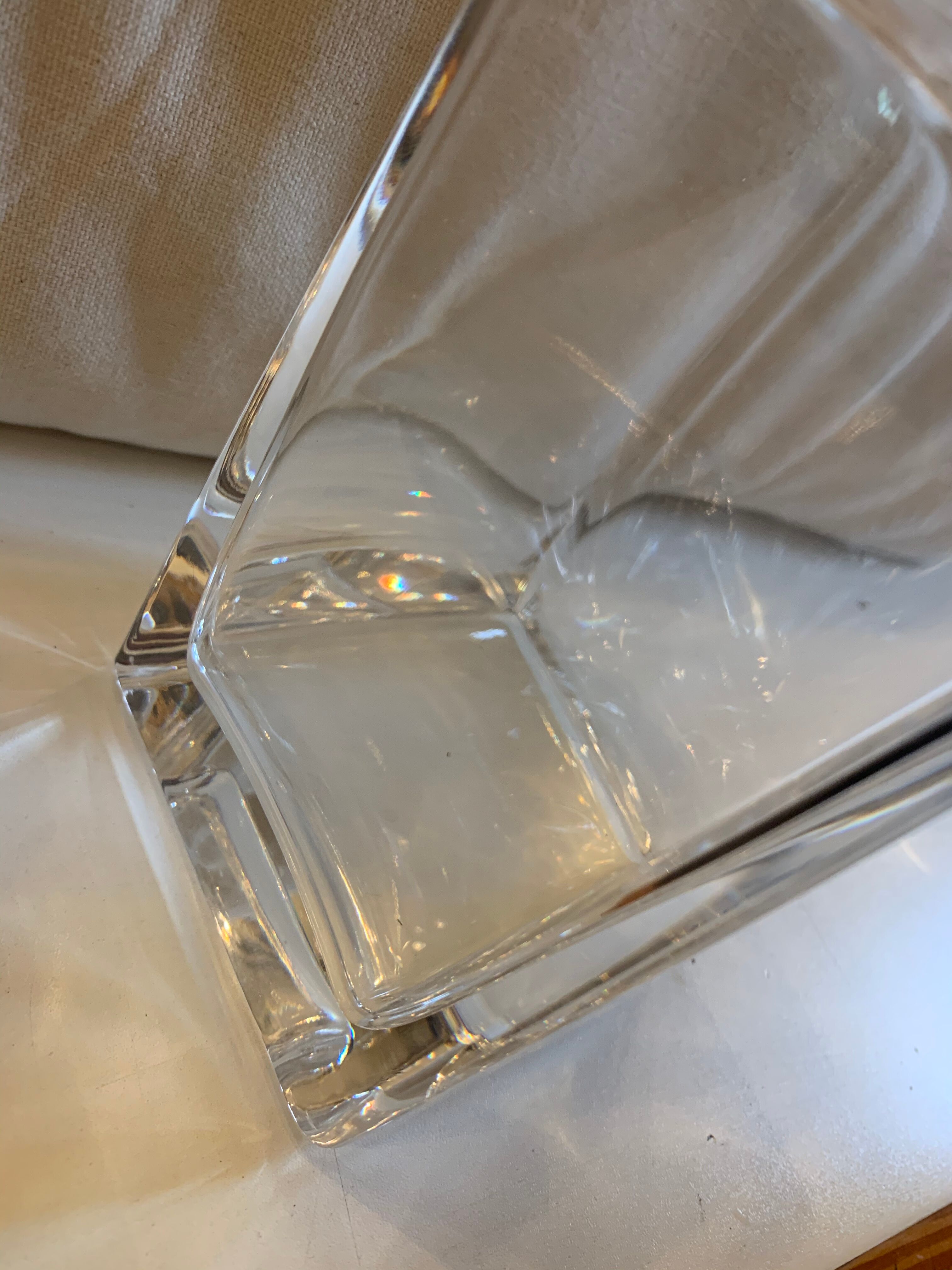 Crystal whisky carafe