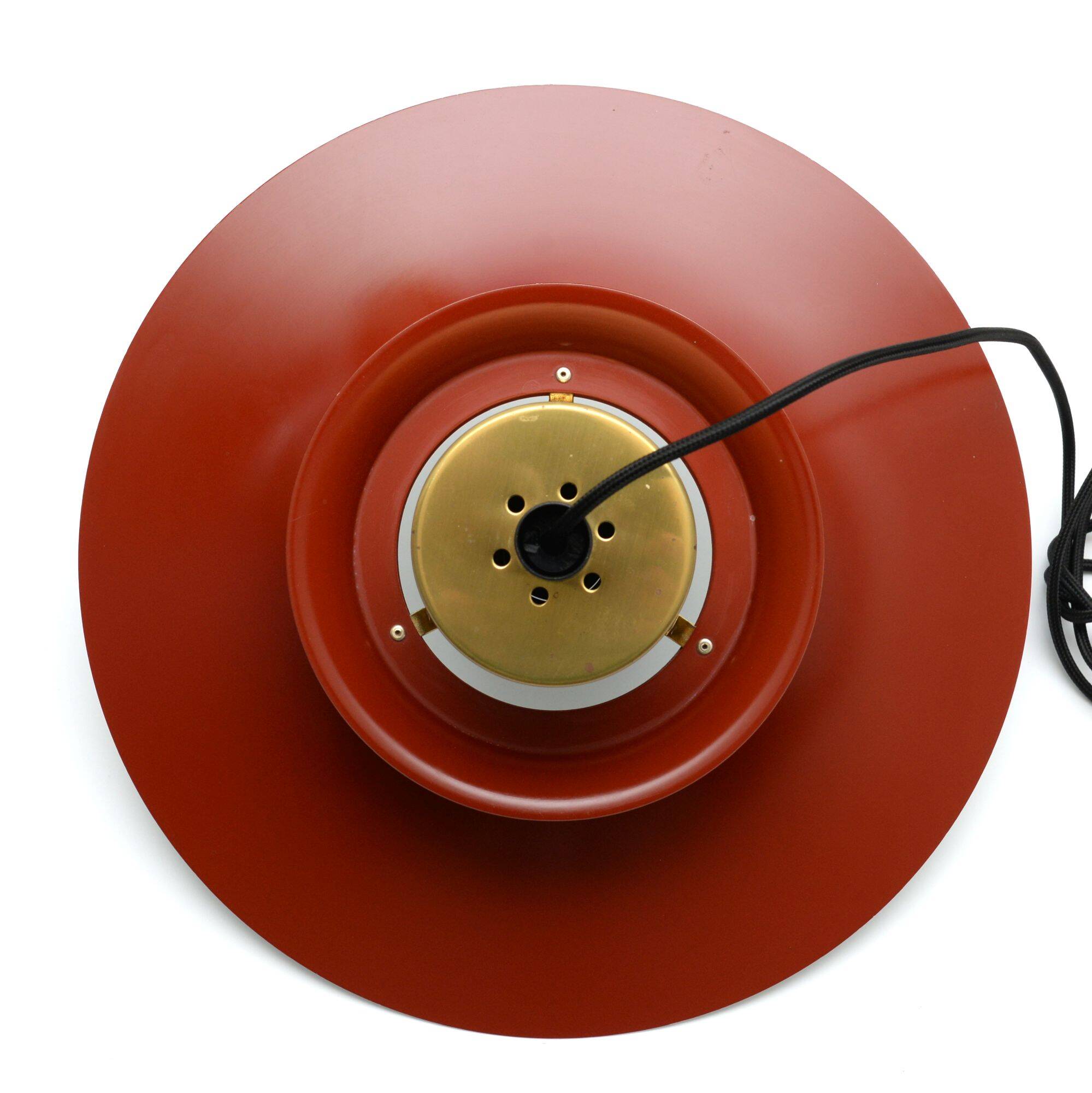 Burgundy Vitrika lamp, Denmark 1960s