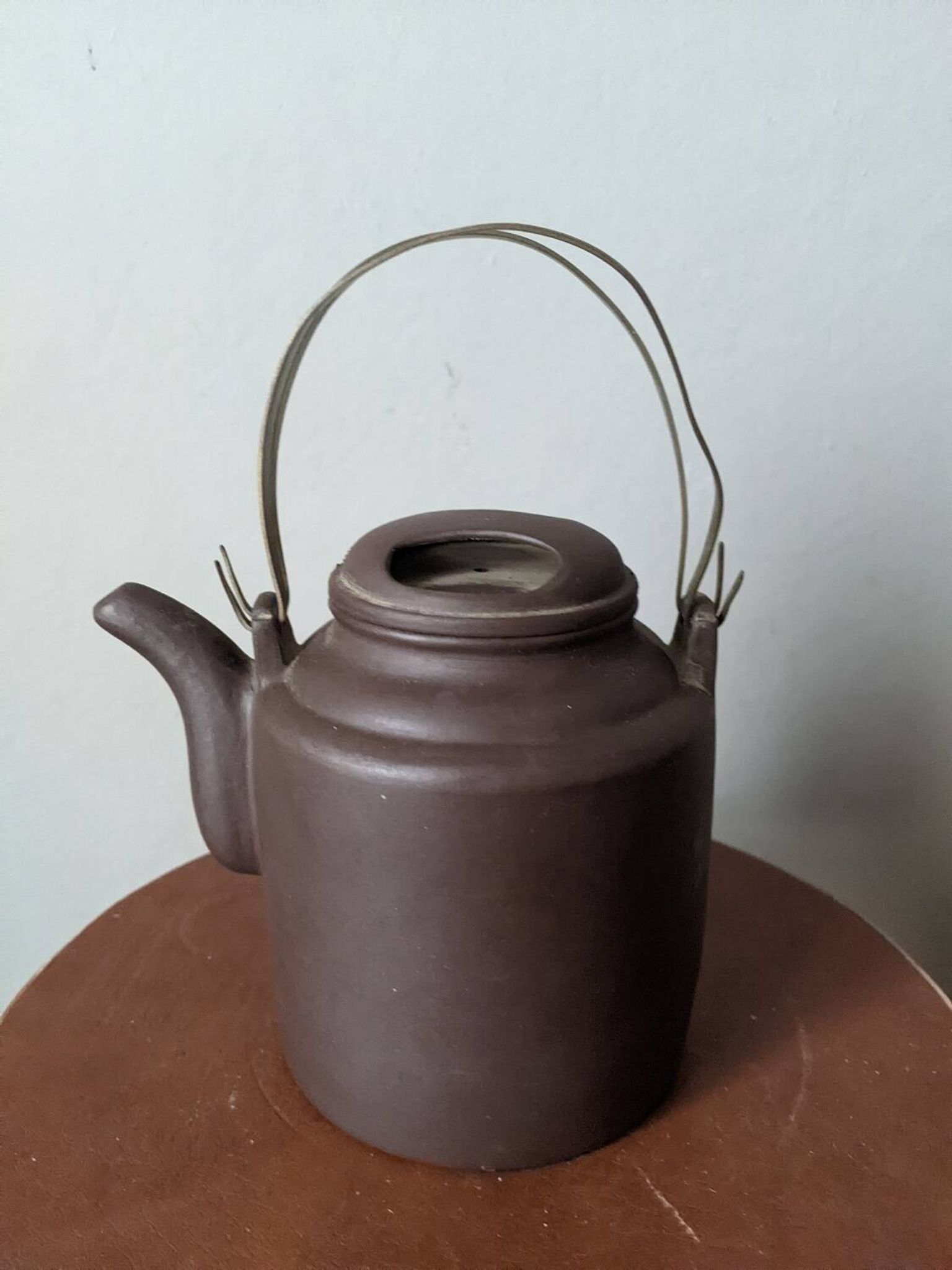 Théière en terre cuite chinoise décoration japandi