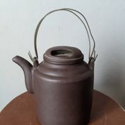 Théière en terre cuite chinoise décoration japandi