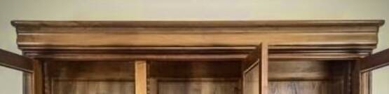 Solid wood bookshelf