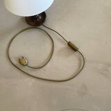 Small turned wooden lamp