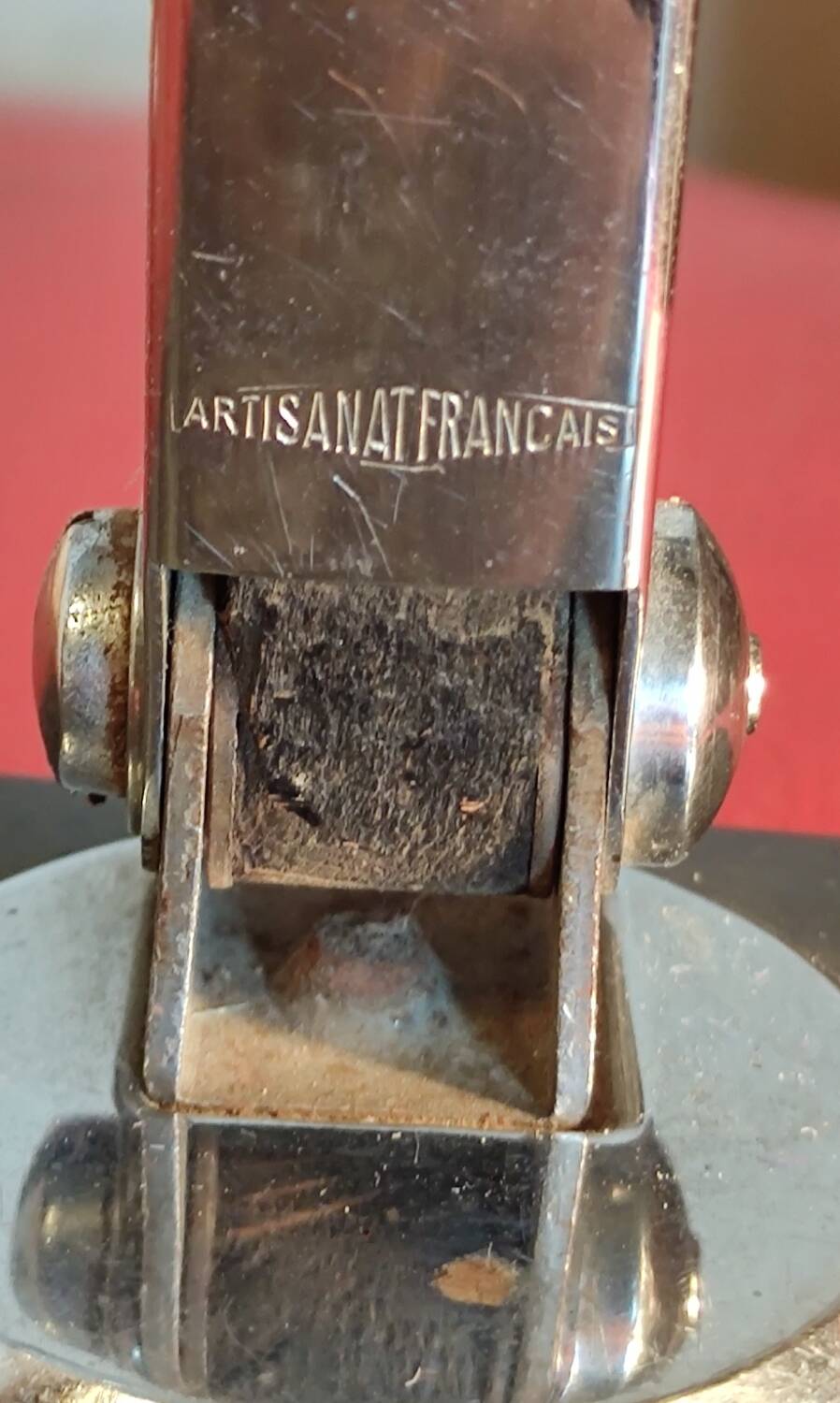 Old Art Deco articulated desk lamp