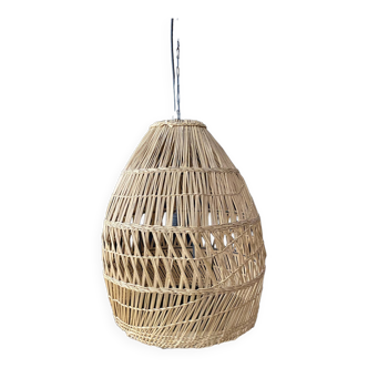 Fine seagrass pendant light