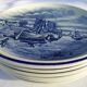 Set 6 plates Delfts for Royal Sphinx Holland by Boch Belgium