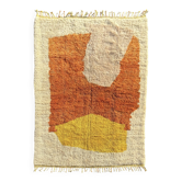 Tapis marocain Mrirt sur mesure en laine naturelle, Atlas Sunset