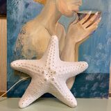 Porcelain wall lamp starfish design