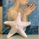 Porcelain wall lamp starfish design
