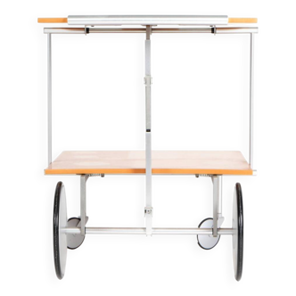 Convertible trolley table, designers Raul Barbieri and Giorgio Marianelli