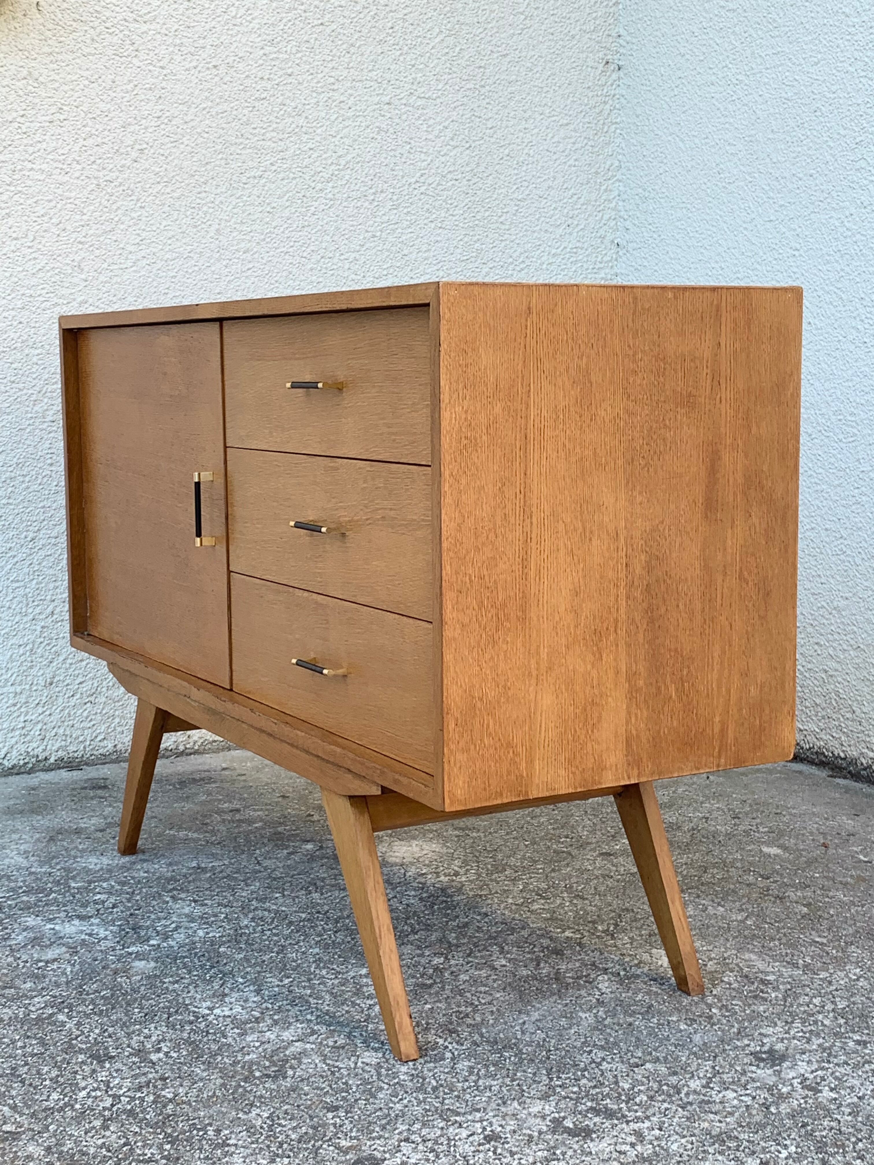 Vintage buffet compass feet 1950