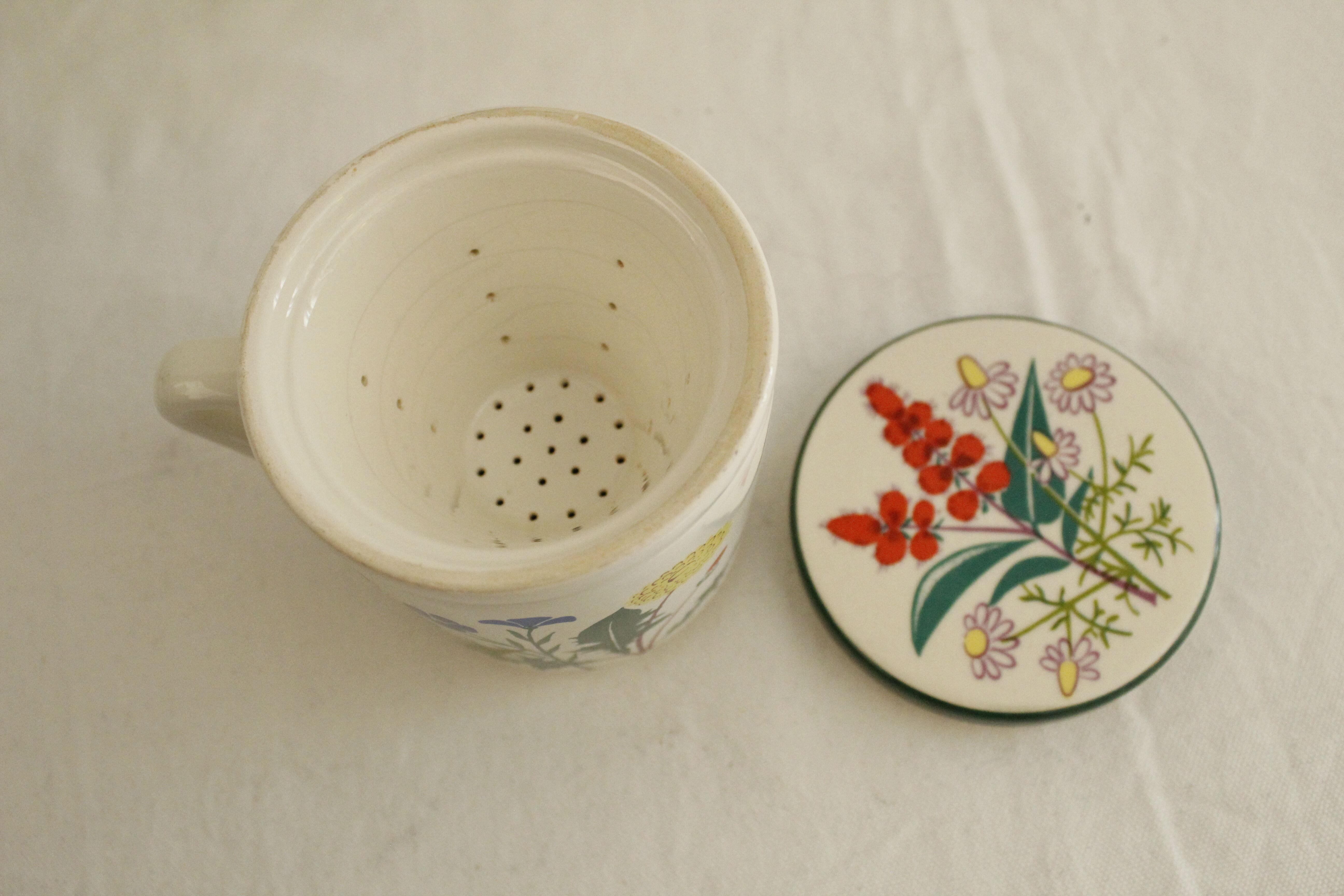 Infusion cup - flower motifs - Western Germany