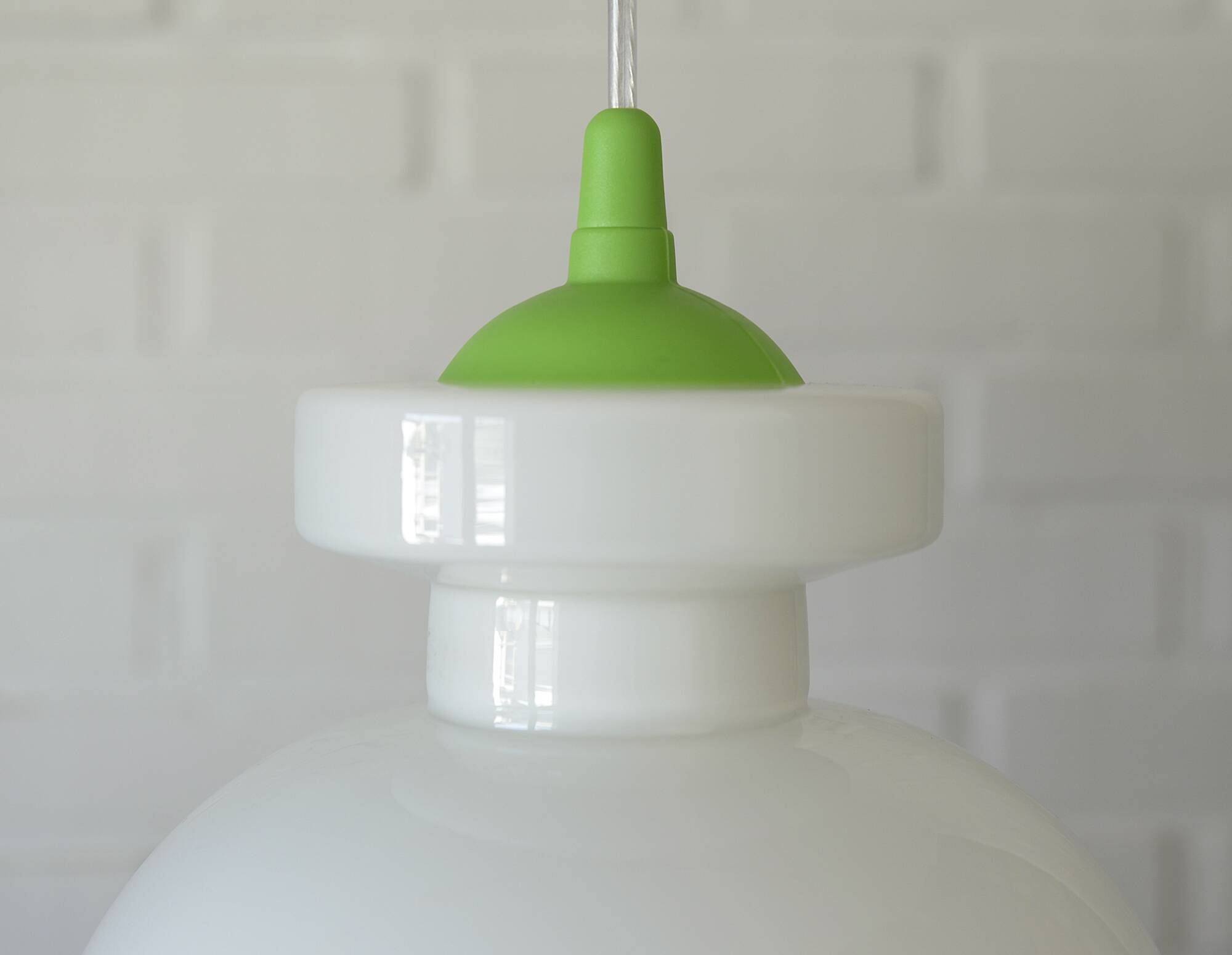 Set of 3 vintage Pop Art pendant lights 1970 Retro hanging bar lamps