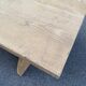 Table de ferme monastère rénovée en bois massif XVIII ème 200cm