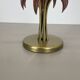 Brass Italian Stilnovo Style Theatre Ceiling Light Flush Mount, Italy, 1950