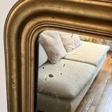 Gilded mirror, mercury glass - 62xH82cm