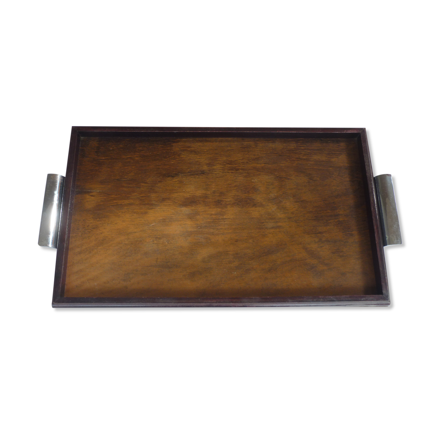 Wooden tray metal fists