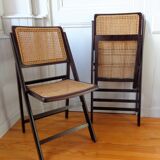 2 Vintage 1960 splint chairs