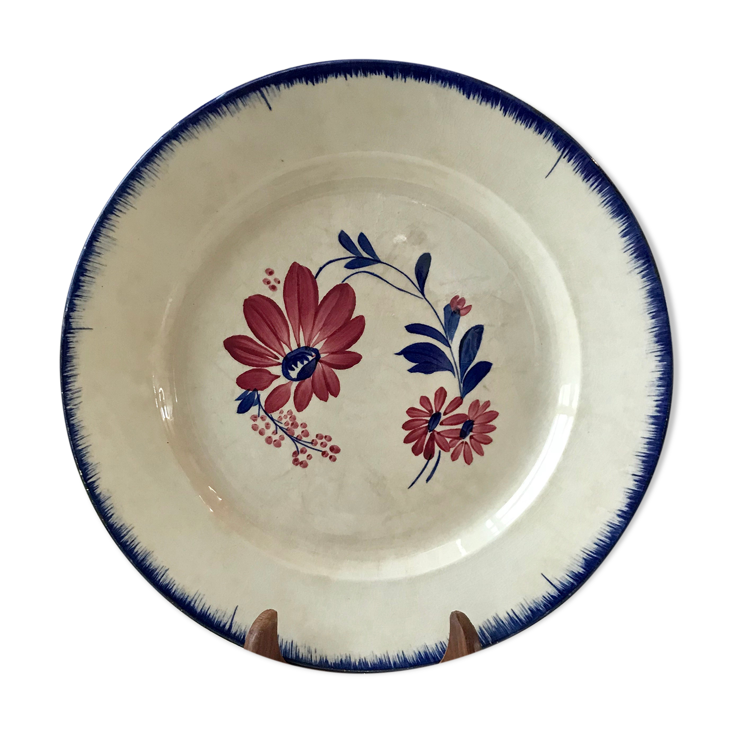 Round dish Gien model "Françoise"