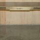 Bureau d'écriture moderne milieu du siècle Cartier Paris bronze cuir