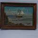 Sailboat and flight of seagulls. Yvon Pauluzzi.