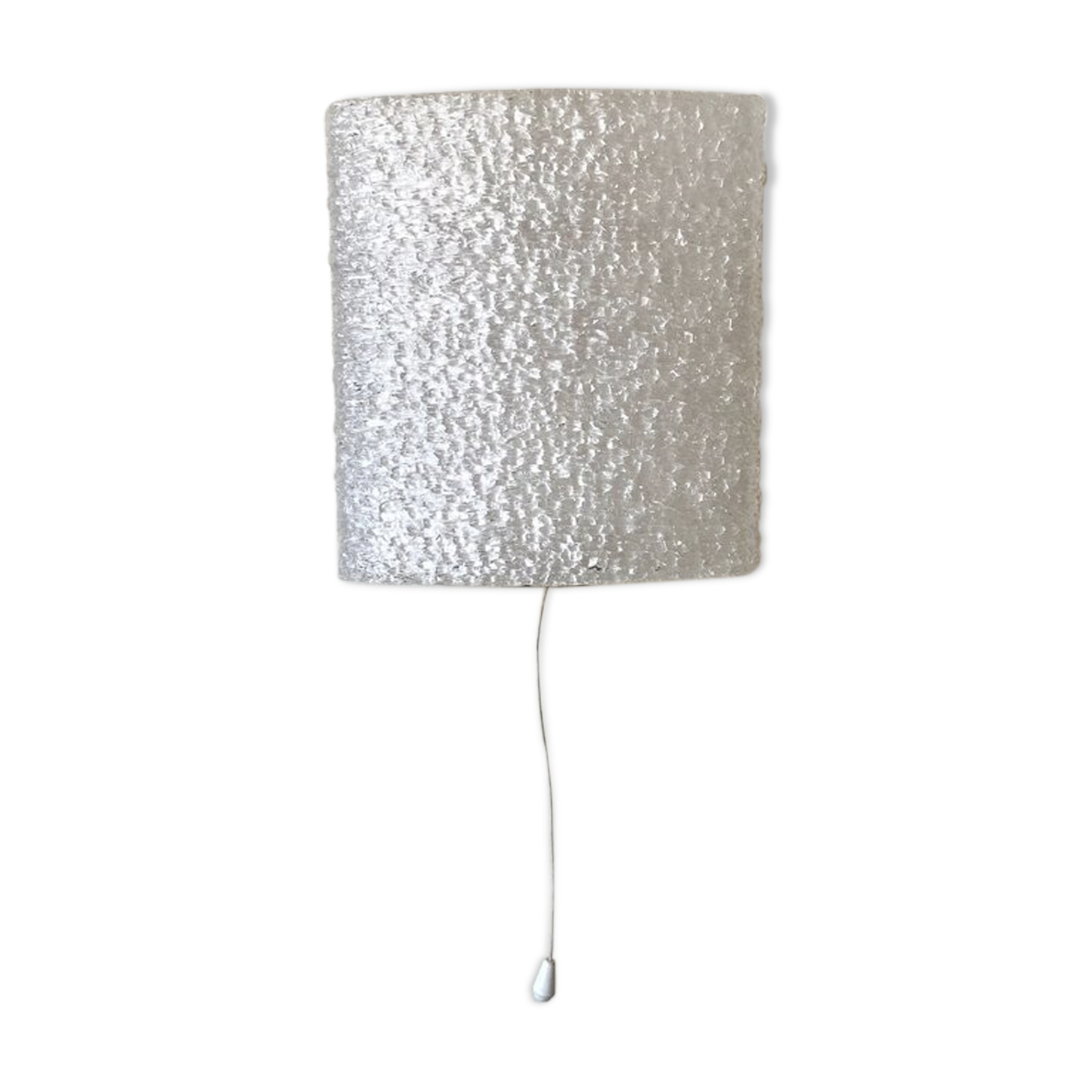 Teak and perspex wall lamp